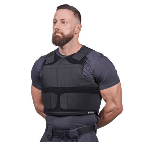 EA Impact - NIJ Level IV Bundle - Skud & Stiksikker Vest i sort med traumeplader, professionel kropsbeskyttelse, galleri position 1.