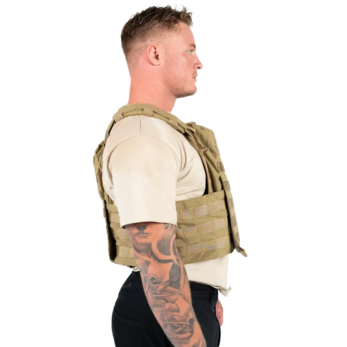 Elite Armor Plate Carrier Khaki.