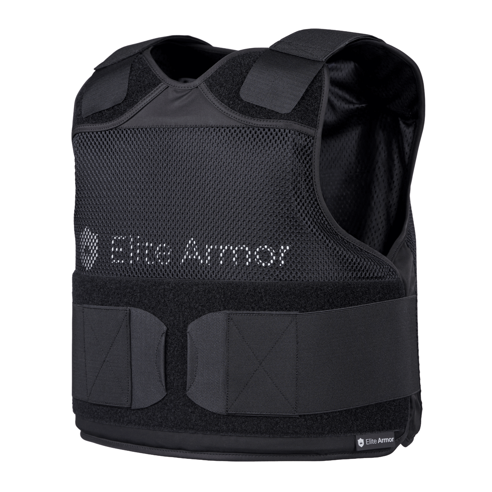 EA RX2 Skud & Stiksikker Vest i sort med NIJ niveau IIIA certificering, lavet til diskret kropsbeskyttelse i galleri position 1.