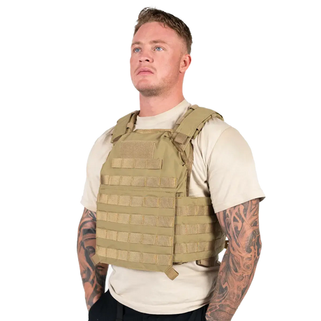 Elite Armor Plate Carrier Khaki.