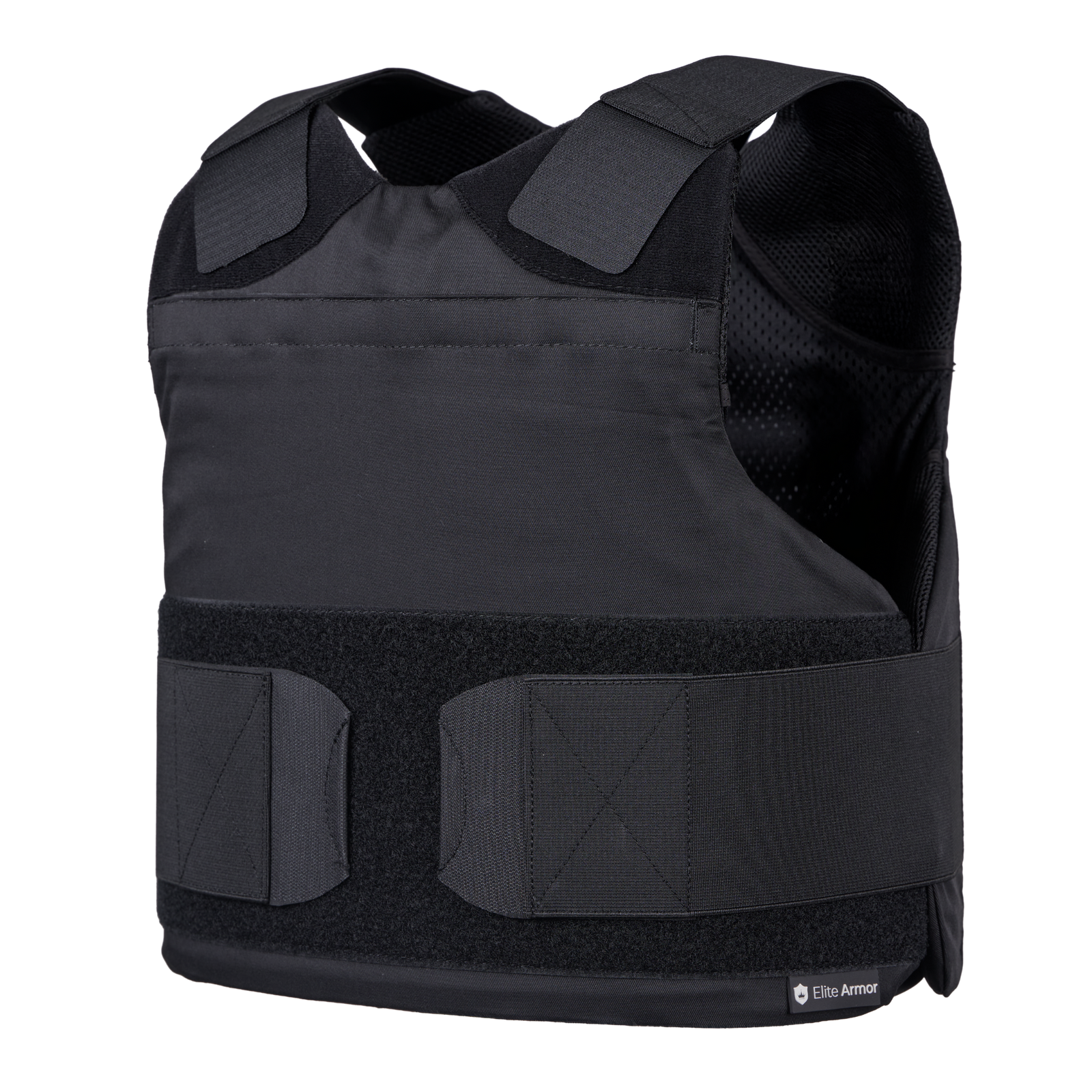 Elite Armor Impact stik og skudsikker vest - set i vinkel forfra