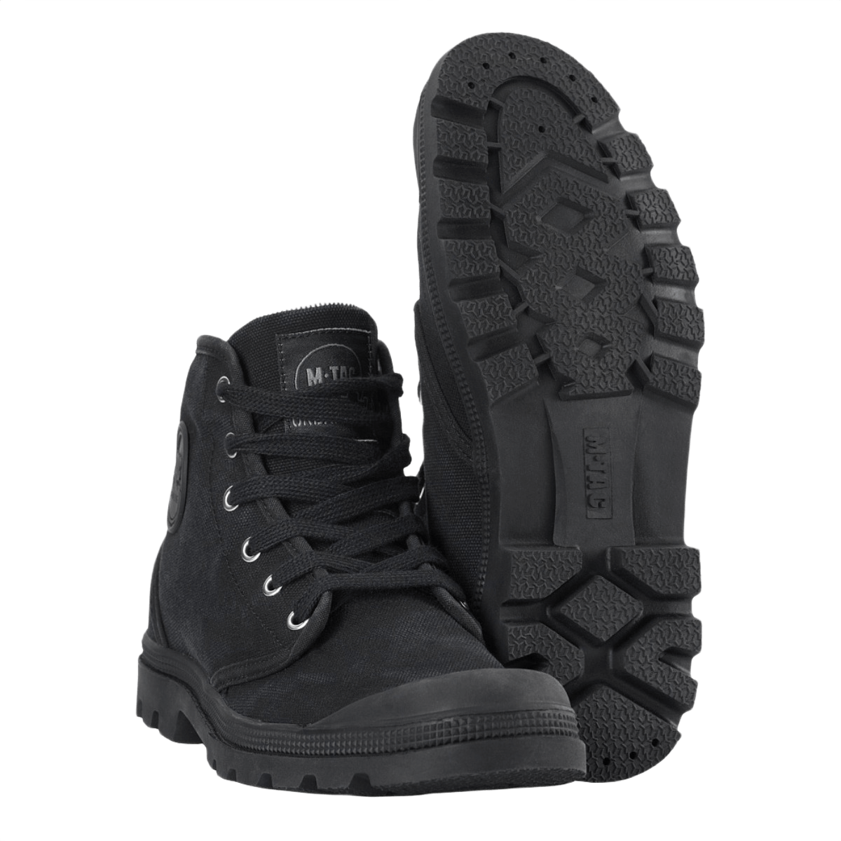 M-Tac Sneakers - praktiske og komfortable sko til udendørs aktiviteter med 6 metalliserede snørehuller og holdbart bagoverlay.