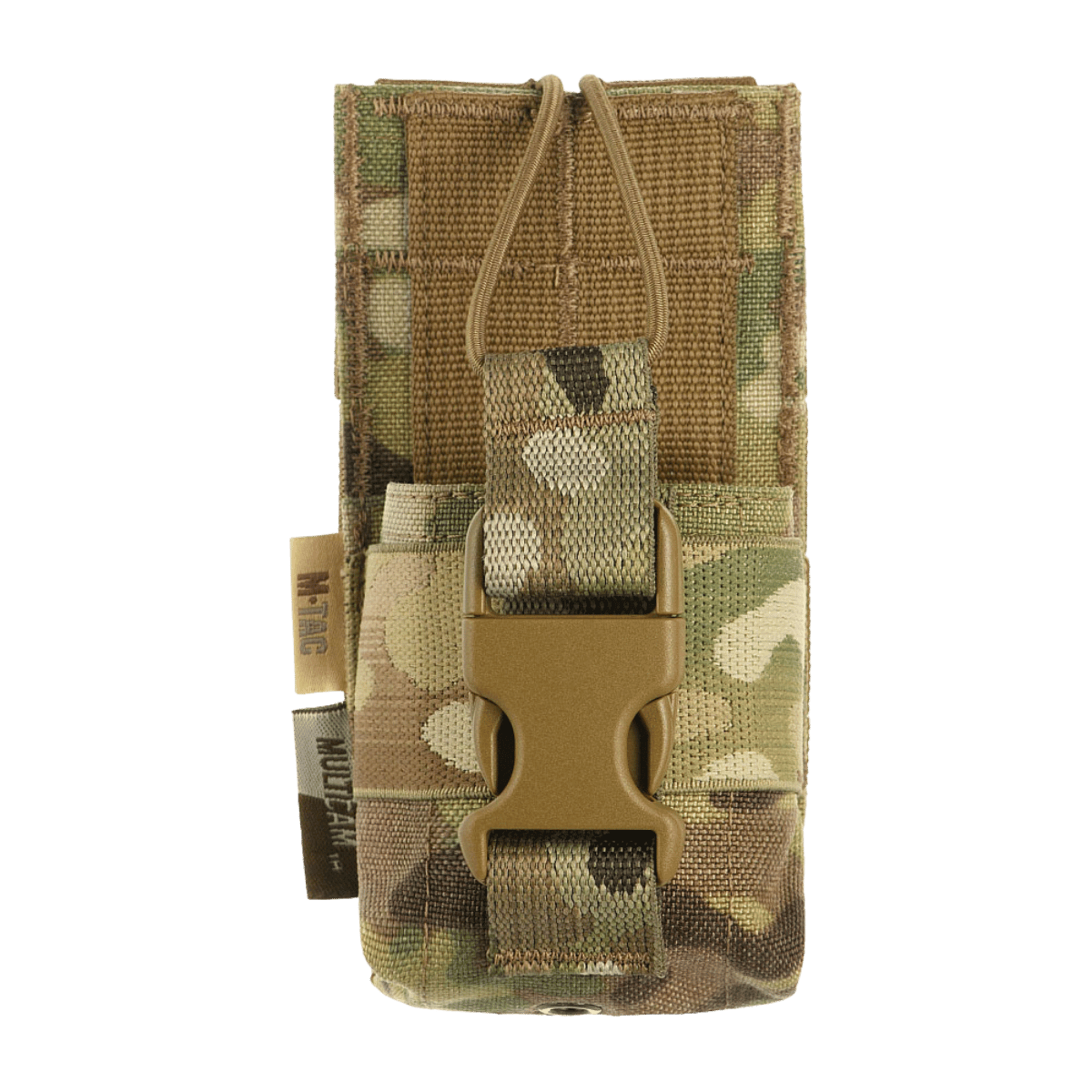 M-Tac Radio Pouch Motorola 4400/4800 i MultiCam design for nem adgang og MOLLE montering.