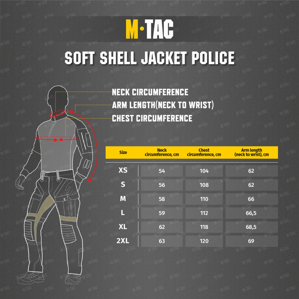 M-Tac Soft Shell Police Jakke