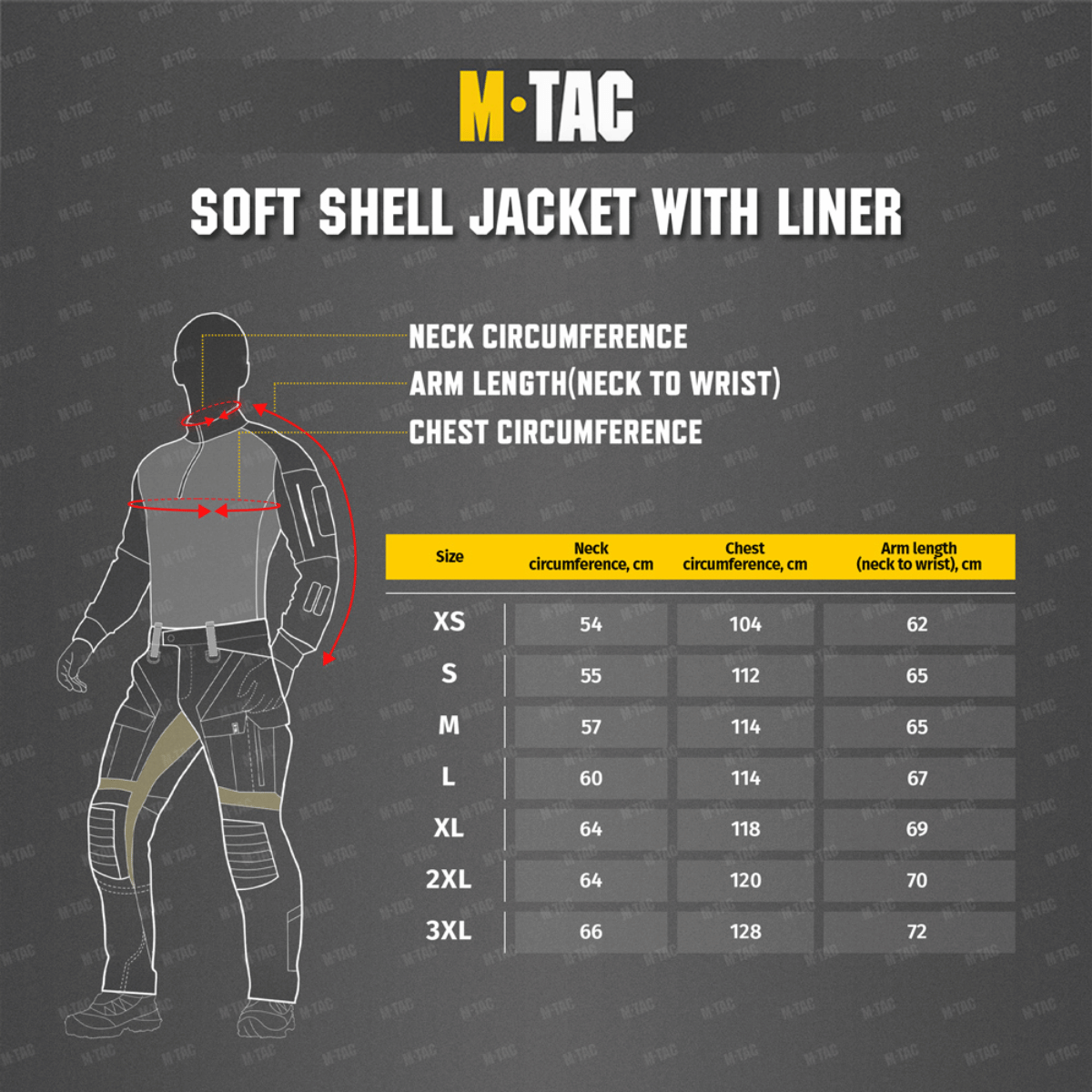 M-Tac Soft Shell Jakke med Liner