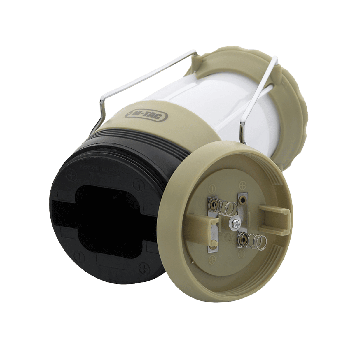 M-Tac Outdoorlampe Mat - Klassisk LED Belysning, batterirum og robust design, ideel til camping og udendørs aktiviteter