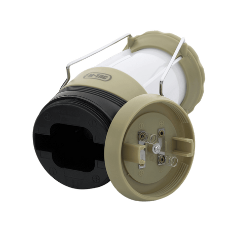 M-Tac Outdoorlampe Mat - Klassisk LED Belysning, batterirum og robust design, ideel til camping og udendørs aktiviteter