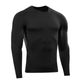 M-Tac ThermoLine Termoundertøj sort base layer til sport og daglig brug, med fremragende termoregulering og åndbarhed.