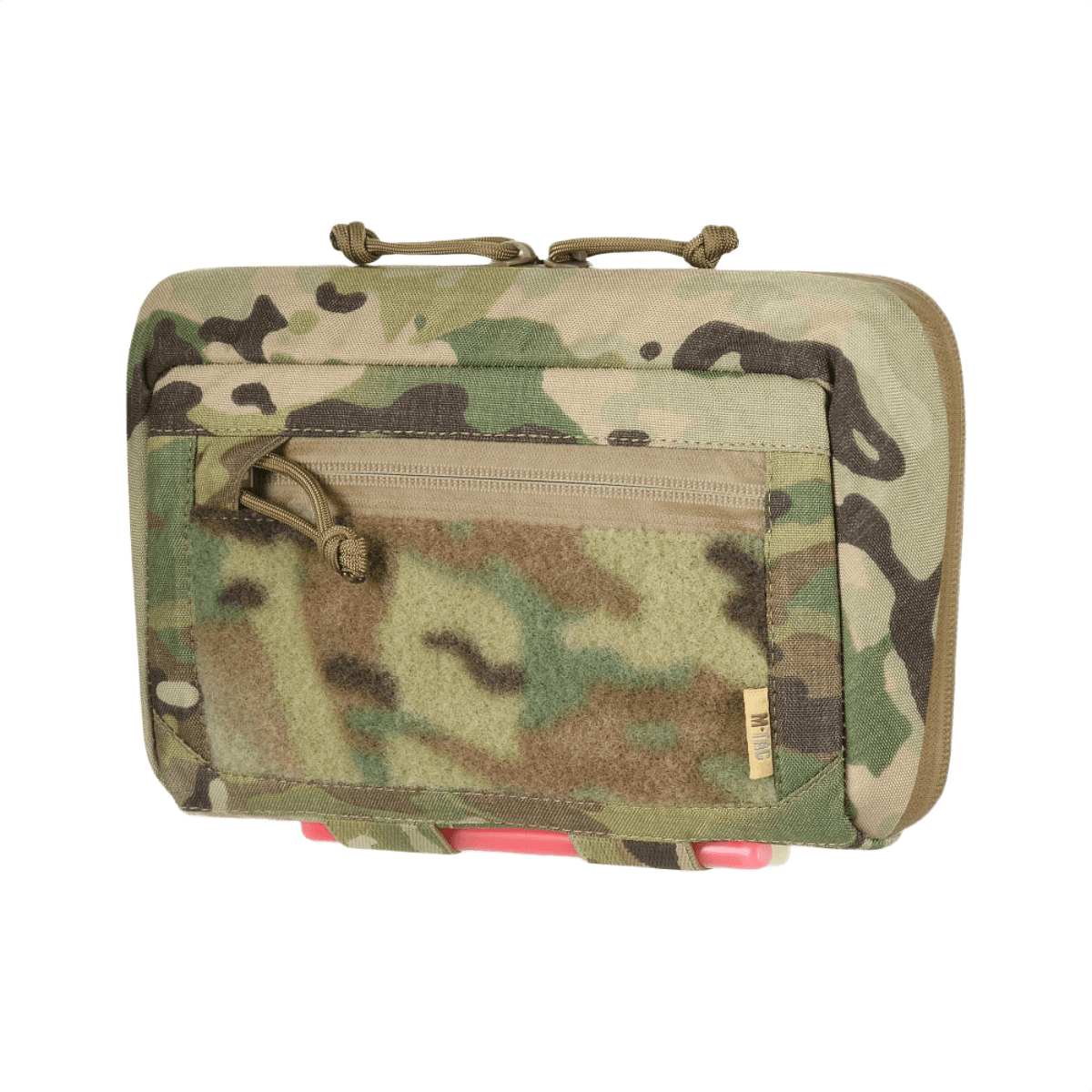 M-Tac Admin Pouch Large Elite Gen.II i camouflage med AquaGuard lynlås og Velcro panel, ideel til tablet og tilbehør opbevaring.