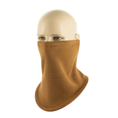 M-Tac Anatomisk Snood Justerbar Elite Fleece (320 g/m²) i brun, multifunktionel tilbehør til koldt vejr med justerbar snøre.