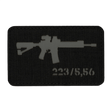 M-Tac AR-15 223/5,56 Laser Cut Patch med Velcro til tøj, rygsække og hjelme, holdbart Cordura materiale, taktisk design
