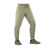 M-Tac Bukser Stealth Active i beige, alsidige sportbukser til løb, fitness og hverdagsbrug, fremstillet i bomuld, polyester og elastan.