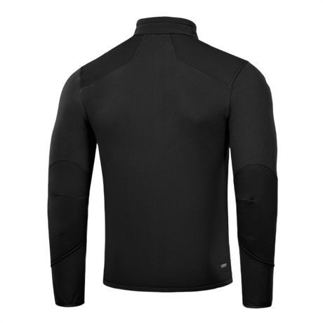 Bagside af M-Tac Centurion Microfleece Jakke i sort med forstærkede skuldre