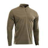 M-Tac Delta Fleece Jakke i beige, varm og let fleece med tommelhuller, perfekt til udendørs brug i koldt vejr. Materiale: fleece 190 g/m².