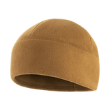 M-Tac Watch Cap Elite Fleece Beanie Hat Slimtex i brun, varm og let hue til vinterbrug. Taktisk design med Slimtex-termolag i fleece.