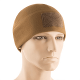 M-Tac Fleece Tactical Watch Cap Beanie m. Patch Panel i fleece til køligt vejr, let og hurtigtørrende med patches på front- og bagpanel.