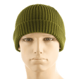 M-Tac Watch Cap 100% Akryl olivengrøn strikhue til køligt vejr med dobbelt opslag og industriel dobbeltstrik for ekstra varme.