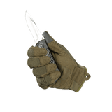 M-Tac Handsker A30 bruges til skydning, træning, med anatomisk pasform og touchscreen-indsatser, holdt med kniv for enkel håndtering.