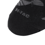 M-Tac Let Sommersokker Morter Bomber sok, ergonomisk design, sort, nærbillede af mønsteret.
