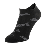 M-Tac Let Sommersokker Morter Bomber - sorte korte sokker med ergonomisk pasform til mænd, perfekte til løb og udendørs aktiviteter i varmt vejr.