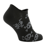 M-Tac Let Sommersokker Pirate Skull i sort med ergonomisk pasform til løb og udendørs aktiviteter i varmt vejr, piratmotiv