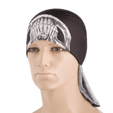 M-Tac Let Tubehalstørklæde Reaper Skull på mannequin, multifunktionelt og hurtigtørrende tilbehør i 100% polyester til daglig brug.