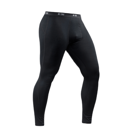 M-Tac Level I Polartec Thermal Bukser i sort, lavet af Power Dry® materiale, ideel som baselayer til vinter og lavsæson.