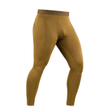 M-Tac Level I Polartec Thermal Bukser i brunt premium Power Dry materiale til vinterbaselayer, 100% polyester, anatomisk pasform