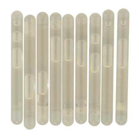 M-Tac Light Sticks 4,5x40 mm (10 stk) ikke-giftige lysstænger til mørke områder, op til 8 timers lys, perfekt til signalering og markering.
