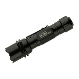 M-Tac Lommelygte M22-C - taktisk lommelygte med fokuseret LED-lys, aluminiumlegering, robust design til udendørs brug og selvforsvar