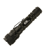 M-Tac Lommelygte P4, taktisk lommelygte med stærkt fokuseret LED-lys, holdbar aluminium konstruktion, ideel til udendørs og hverdagsbrug.