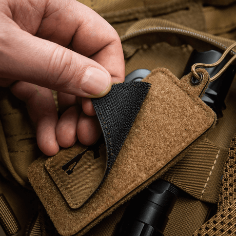 M-Tac AR-15 223/5,56 Laser Cut Patch fastgørelse til rygsæk med Velcro, holdbart Cordura 500D materiale til militær og outdoor brug.
