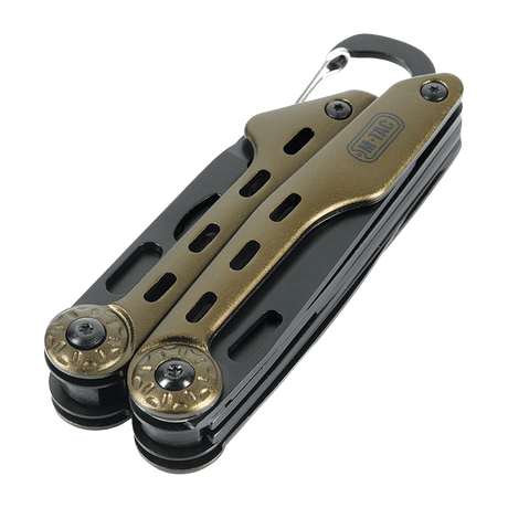 M-Tac Multiværktøj Type 5 i 402 rustfrit stål med nålenæse-tang, tang og afisoleringstang. Perfekt til fisketur, vandretur eller picnic.