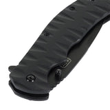 M-Tac Outdoor & Militær foldekniv - Type 4 med G10 kompositmateriale håndtag, taktisk design, krom rustfrit stål klinge.