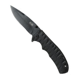 M-Tac Outdoor & Militær foldekniv - Type 4 med sort klinge og G10 håndtag, letvægts og holdbar, perfekt til EDC-udstyr.