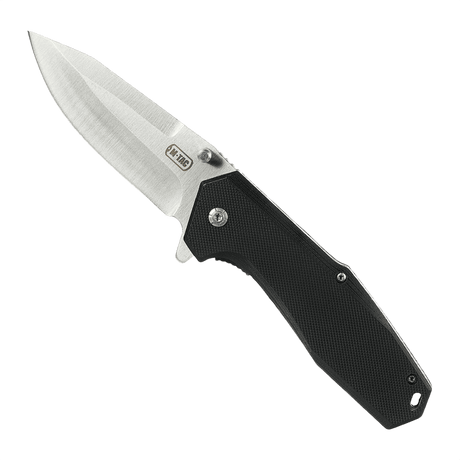 M-Tac Outdoor & Militær foldekniv - Type 5, ultralet EDC kniv med krom rustfrit stål klinge og solidt aluminiumshåndtag.