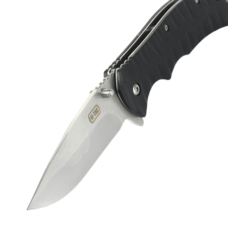 M-Tac Outdoor & Militær foldekniv - Type 8 med Clip Point klinge af rustfrit stål, ideel til EDC-udstyr og taktiske anvendelser.