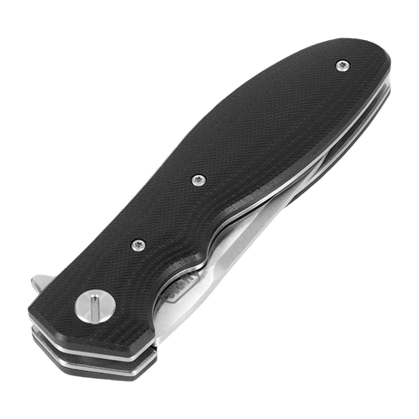 M-Tac Outdoor & Militær foldekniv - Type 6, ultralet med krom rustfrit stål klinge og G10-komposit håndtag i sort, perfekt til EDC.