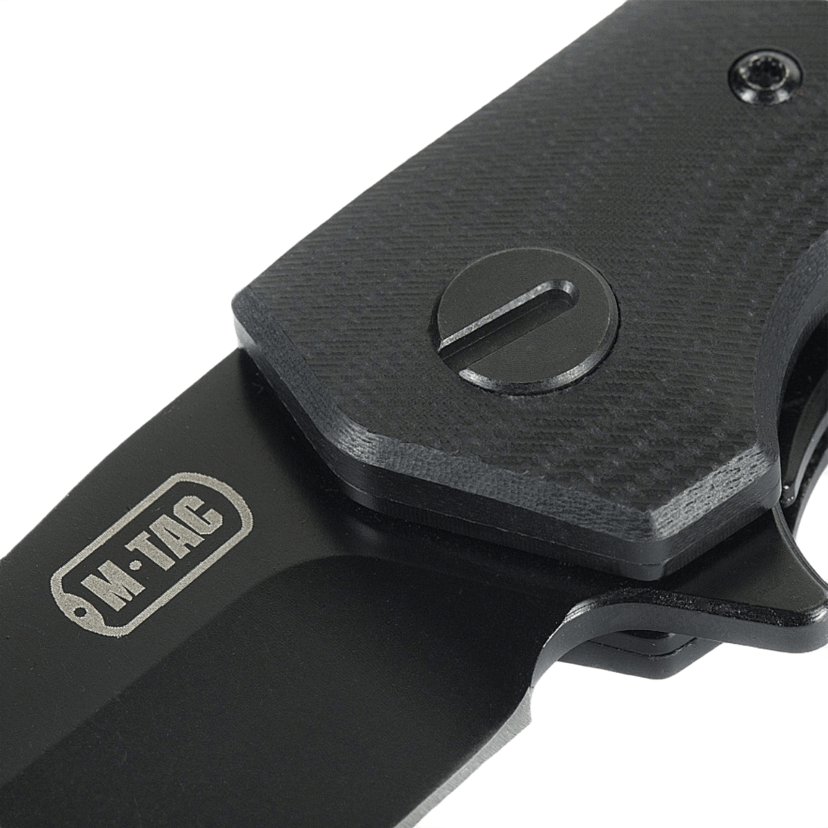 M-Tac Outdoor & Militær foldekniv - Type 6 med G10-komposit håndtag og krom rustfrit stål klinge, ideel til EDC-brug.