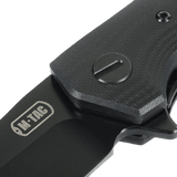 M-Tac Outdoor & Militær foldekniv - Type 6 med G10-komposit håndtag og krom rustfrit stål klinge, ideel til EDC-brug.