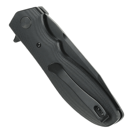 M-Tac Outdoor & Militær foldekniv - Type 6 i foldet tilstand med sort G10-komposit greb