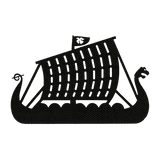 M-Tac Patch Drakkar Laser Cut – Vikingeskib, Cordura 500D, perfekt til uniform eller taske, viser det ikoniske Drakkar skib.