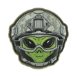 M-Tac Patch Emoji #14 med 3D-effekt, PVC materiale, Velcro fastgørelse. Sjov morale patch med alien motiv. Størrelse: 6.5 x 6.5 cm.