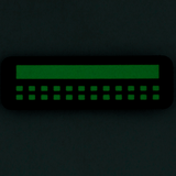 M-Tac Patch Flag 25x80 Mini Squares i grøn, lavet af slidstærk Cordura 500D med velcromontering.