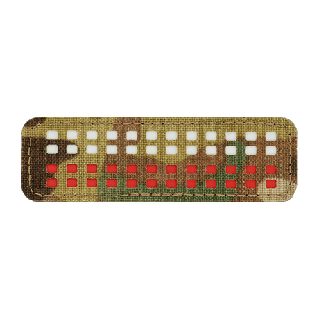 M-Tac Patch Flag 25x80 Mini Squares - slidstærk Cordura 500D patch med velcro til taktik, klippet med præcis Laser Cut, i moderne design.