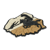 M-Tac Patch Husaria 3D PVC morale patch med vingede husarer og Polens flag, symboliserer mod og ridderlighed, 70x80 mm, PVC, Velcro montering.