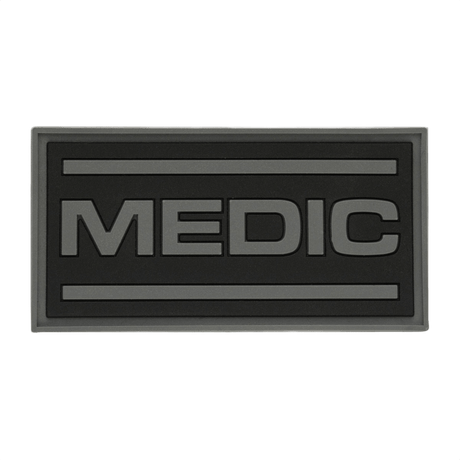 M-Tac Patch Medic PVC 3D til medicinsk personale, lavet af fleksibelt PVC med 3D-effekt og Velcro til nem fastgørelse, 70x35 mm.
