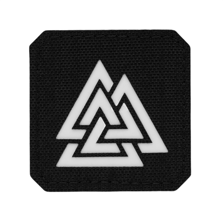 M-Tac Patch Valknut Laser Cut Odin symbol på sort baggrund
