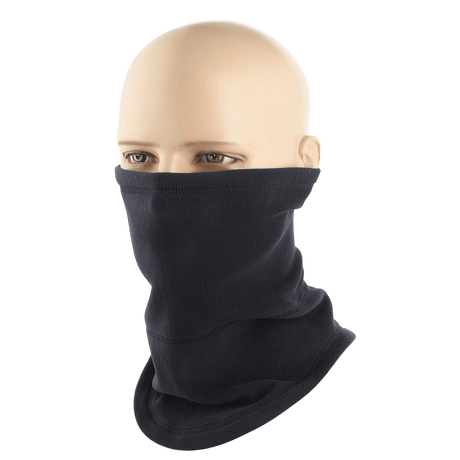 M-Tac Polartec Anatomic Tube Scarf i mørk fleece, slidstærkt og multifunktionelt tørklæde, der beskytter mod vind, velegnet som ansigtsmaske.