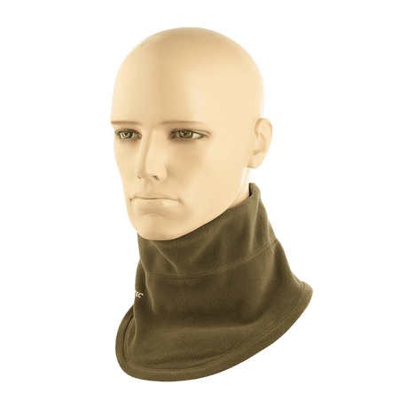 M-Tac Polartec Anatomic Tube Scarf i brun, anatomisk design til halsbeskyttelse mod vind, multifunktionel brug som tørklæde eller maske.